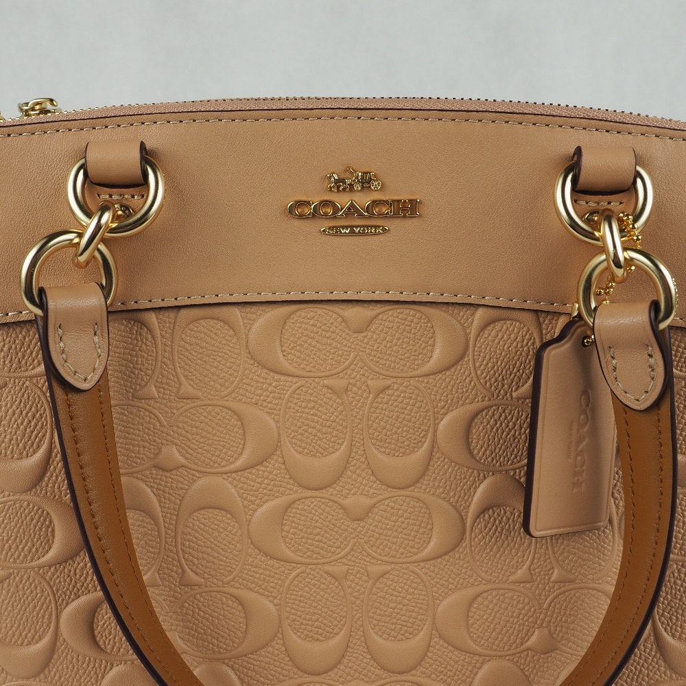 Coach Handbag Mini Brooke Carryall Nude Pink - Picture 2 of 8